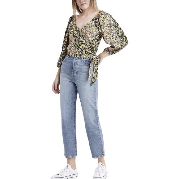 NWT BCBGeneration Floral Blouse - Picture 5 of 16